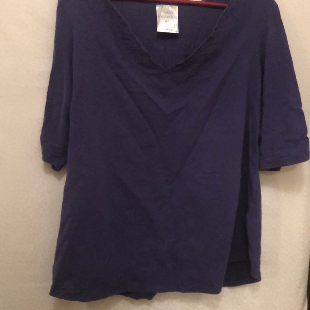Purple 1/2 sleeve top
